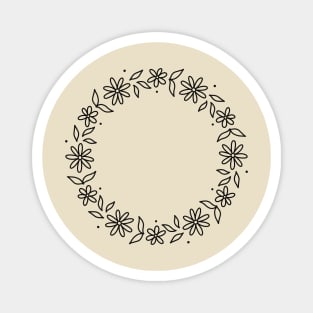 floral wreath Magnet